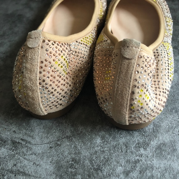 Joy & Peace Nude Flats Rhinestones 235 - Picture 5 of 8